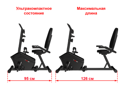 Велотренажер UNIX Fit BR-340 Compact