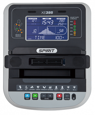 Эллиптический тренажер SPIRIT XE395